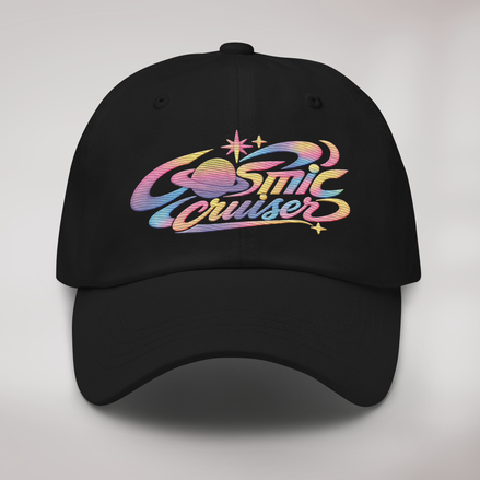Cosmic Cruiser Cap Soft – Farbe Schwarz – Ansicht 1