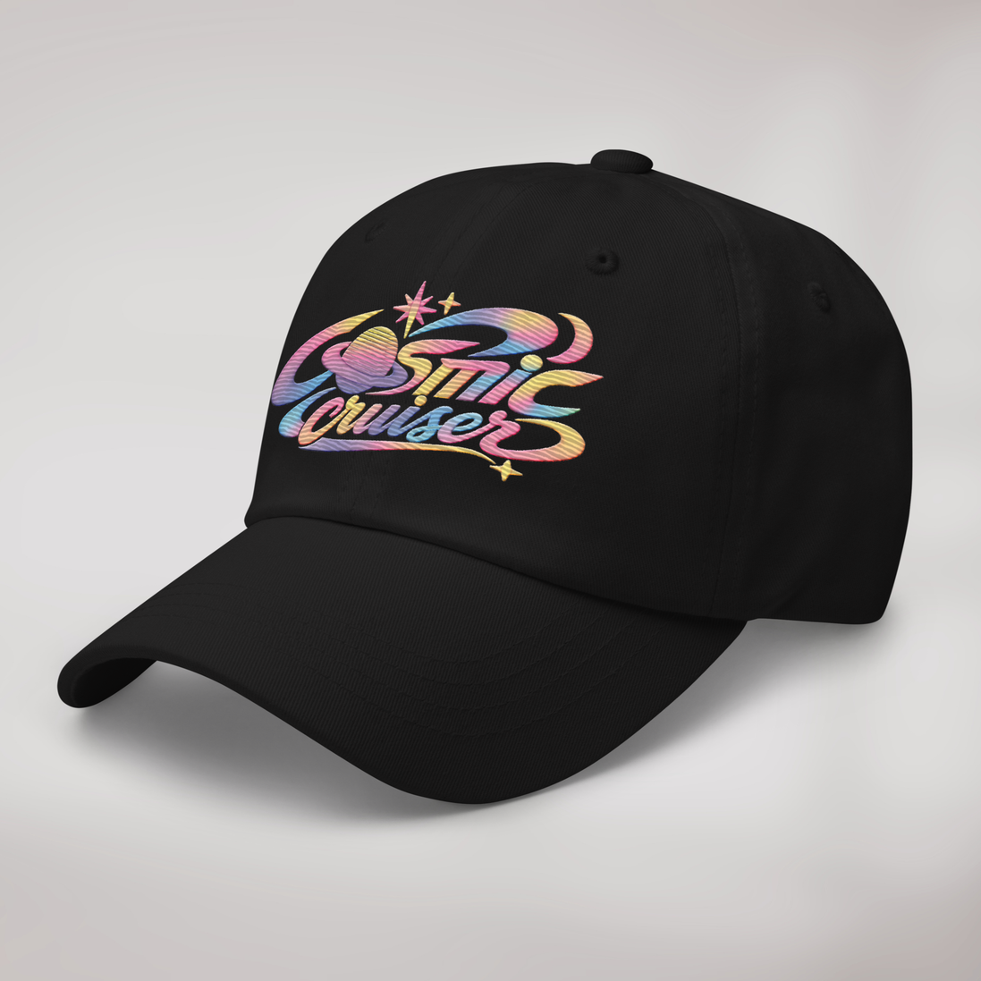 Cosmic Cruiser Cap Soft – Farbe Schwarz – Ansicht 3