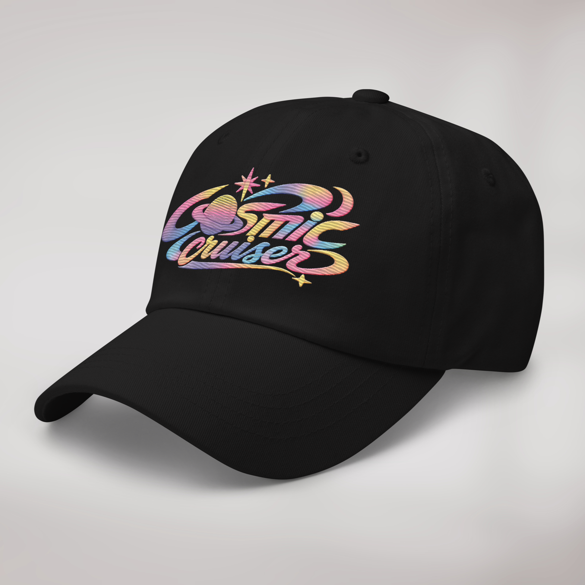 Cosmic Cruiser Cap Soft – Farbe Schwarz – Ansicht 3