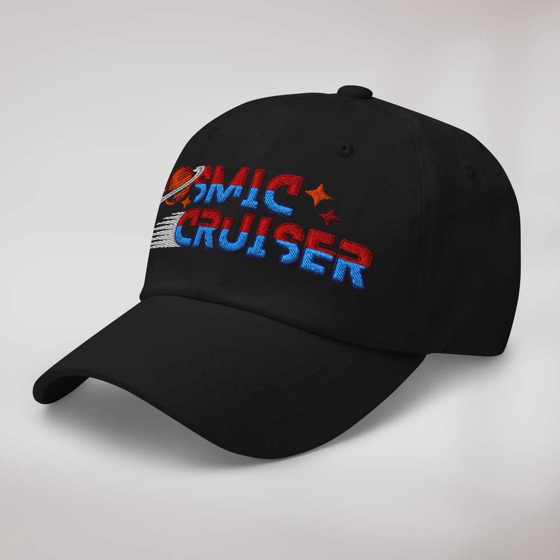 Cosmic Cruiser Cap Retro – Farbe Schwarz – Ansicht 3