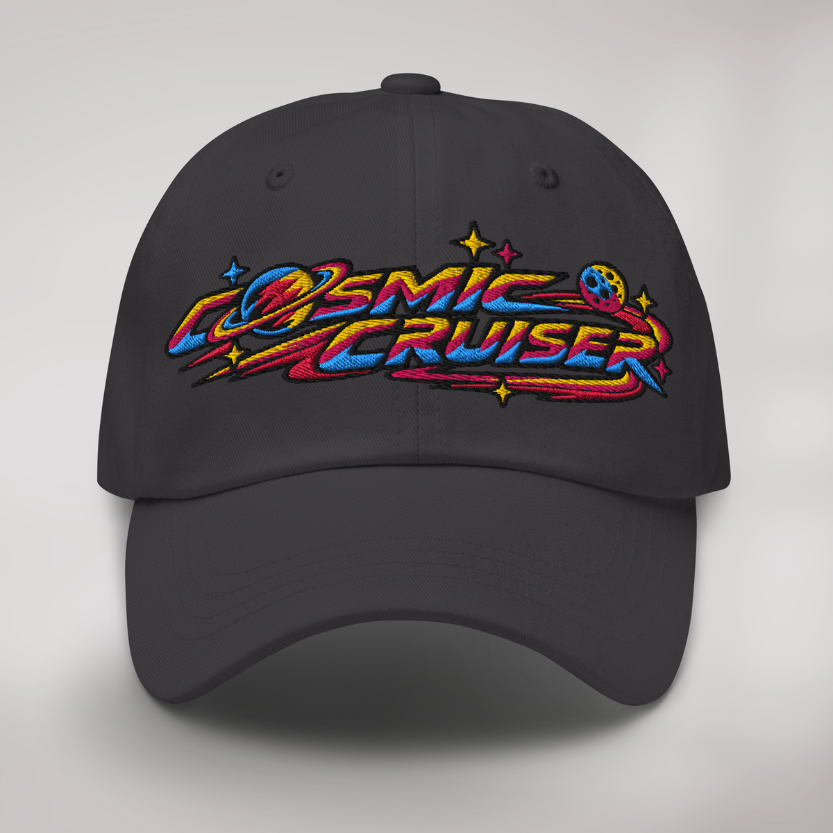 Cosmic Cruiser Cap Vibrant – Farbe Dunkelgrau – Ansicht 1
