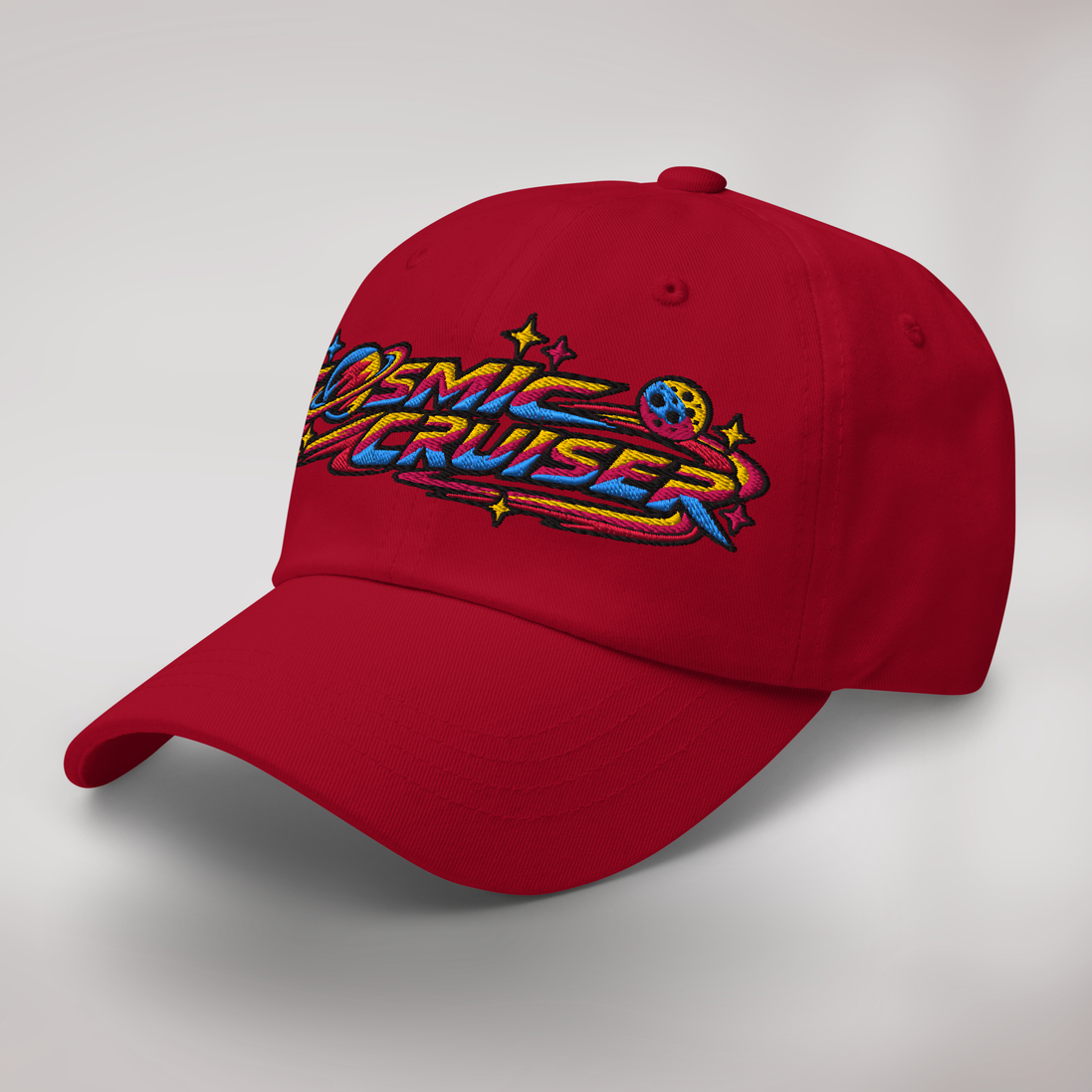 Cosmic Cruiser Cap Vibrant – Farbe Cranberry – Ansicht 3