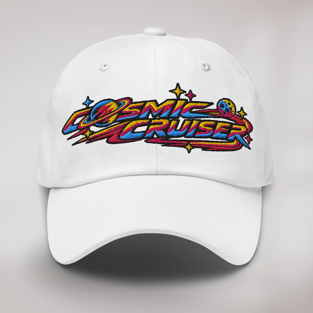 Cosmic Cruiser Cap Vibrant – Farbe Weiß – Ansicht 1