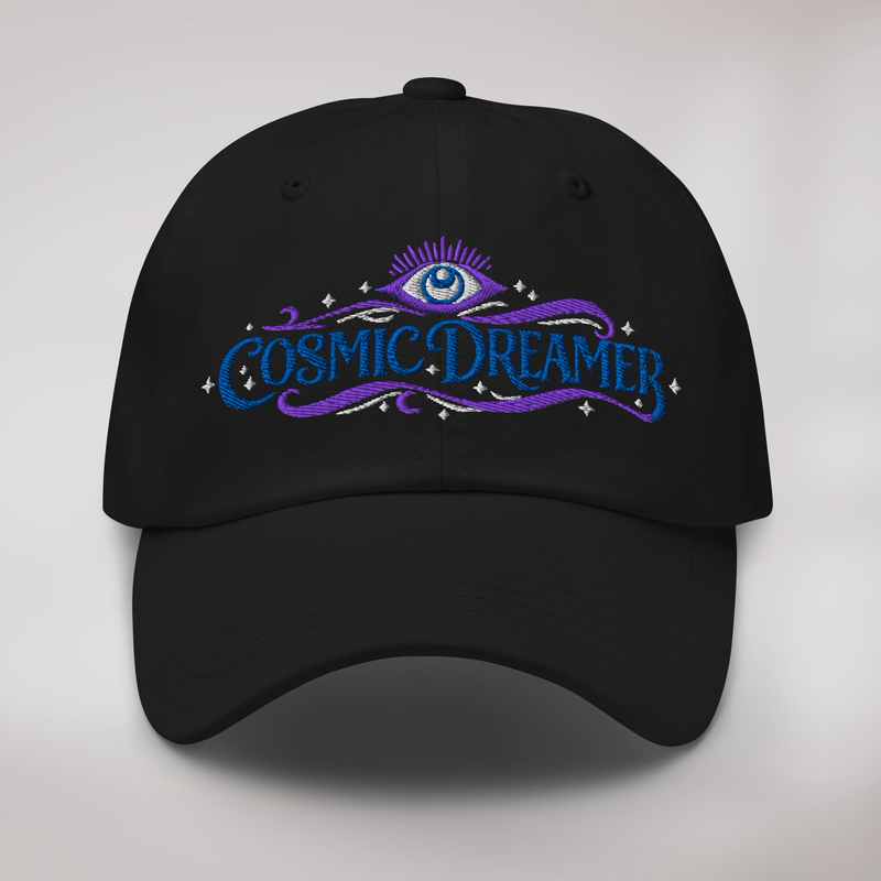 Cosmic Dreamer Cap Mystisch – Farbe Schwarz – Ansicht 1