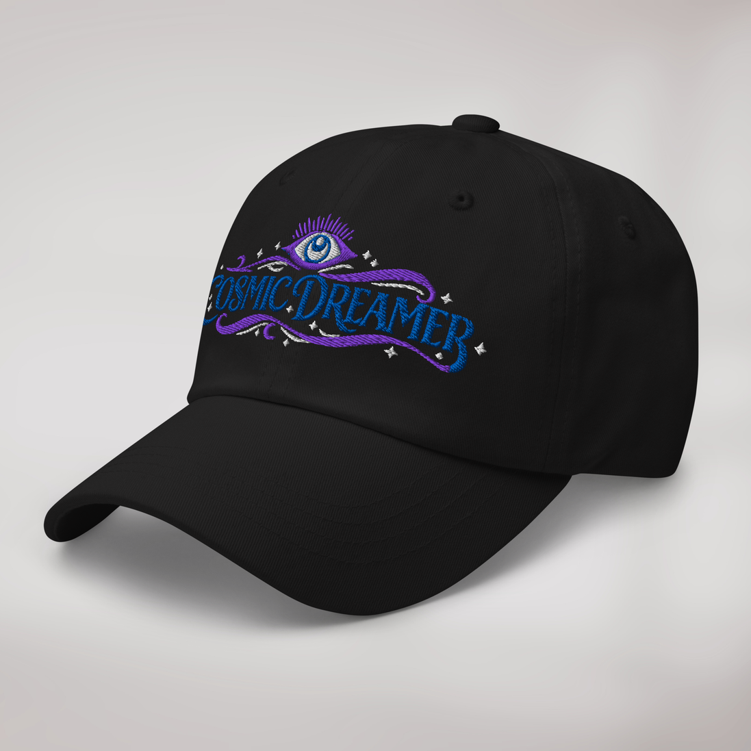 Cosmic Dreamer Cap Mystisch – Farbe Schwarz – Ansicht 3