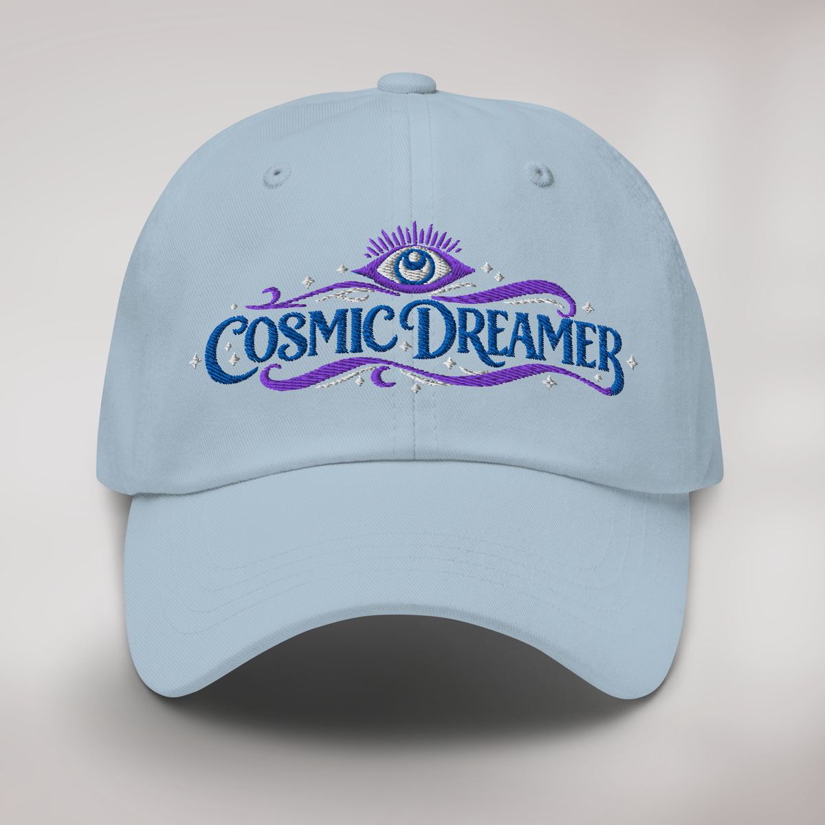 Cosmic Dreamer Cap Mystisch – Farbe Hellblau – Ansicht 1