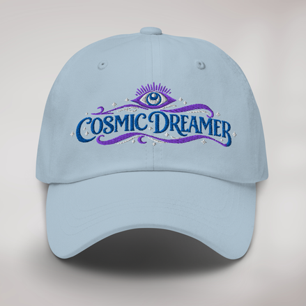Cosmic Dreamer Cap Mystisch – Farbe Hellblau – Ansicht 1