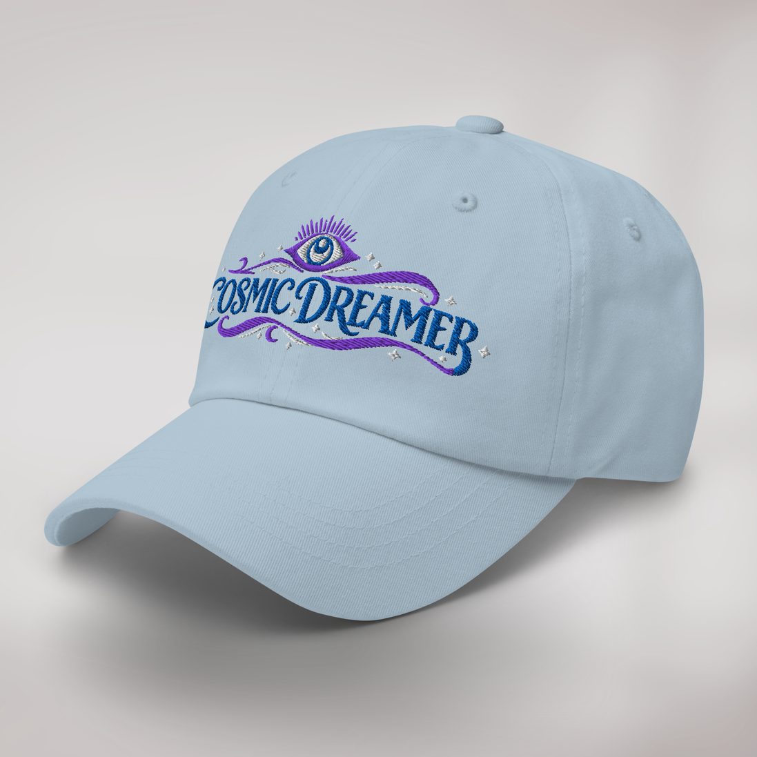 Cosmic Dreamer Cap Mystisch – Farbe Hellblau – Ansicht 3