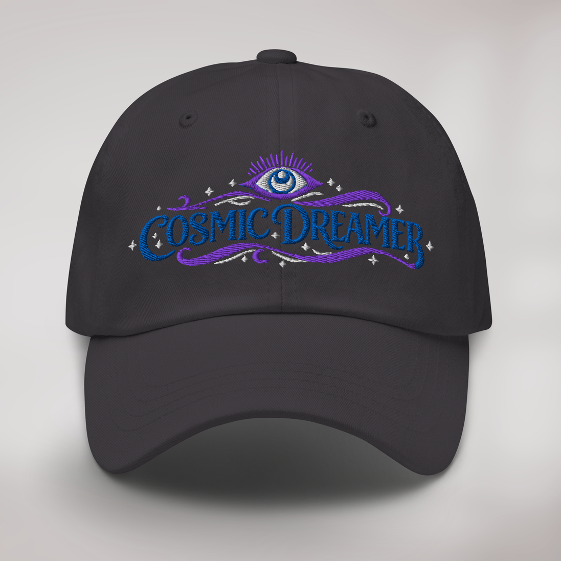 Cosmic Dreamer Cap Mystisch – Farbe Dunkelgrau – Ansicht 1