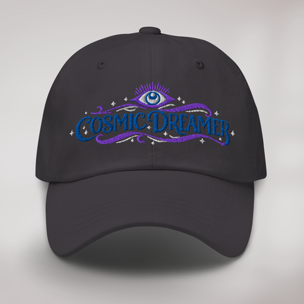 Cosmic Dreamer Cap Mystisch – Farbe Dunkelgrau – Ansicht 1