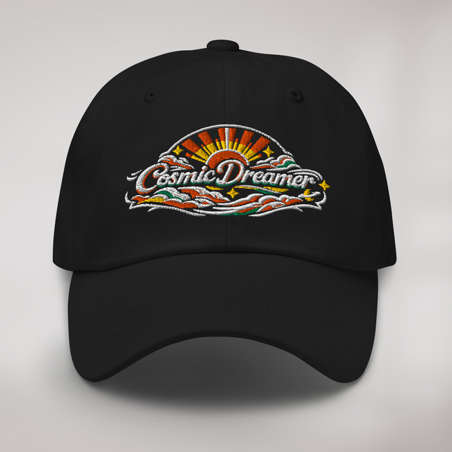 Cosmic Dreamer Cap Retro – Farbe Schwarz – Ansicht 1