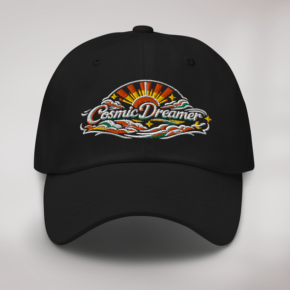 Cosmic Dreamer Cap Retro – Farbe Schwarz – Ansicht 1