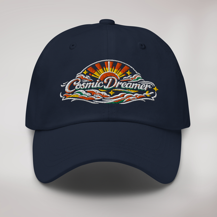 Cosmic Dreamer Cap Retro – Farbe Navy – Ansicht 1
