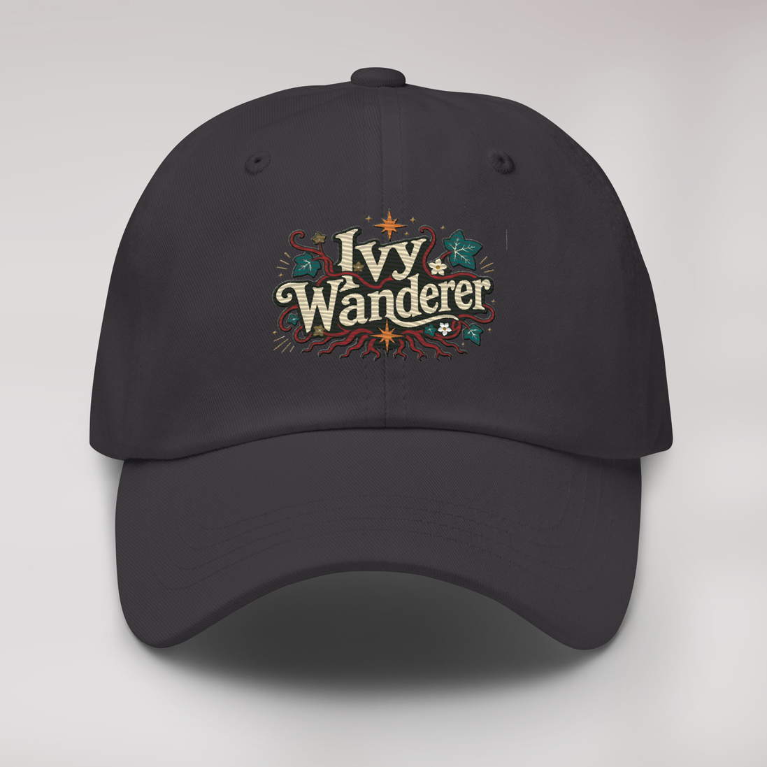 Ivy Wanderer Cap Retro – Farbe Dunkelgrau – Ansicht 1