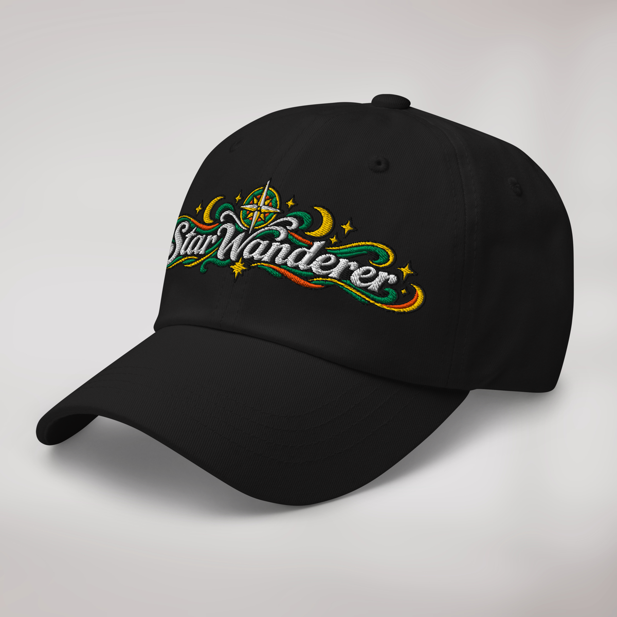 Star Wanderer Cap Retro – Farbe Schwarz – Ansicht 3