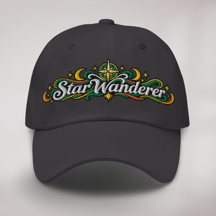 Star Wanderer Cap Retro – Farbe Dunkelgrau – Ansicht 1