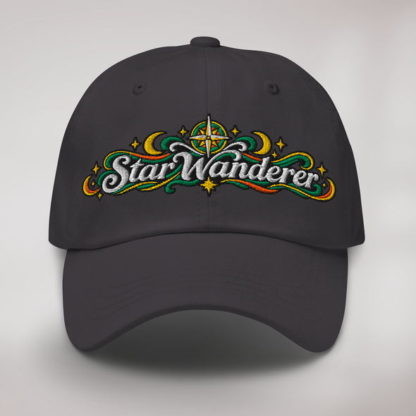 Star Wanderer Cap Retro – Farbe Dunkelgrau – Ansicht 1