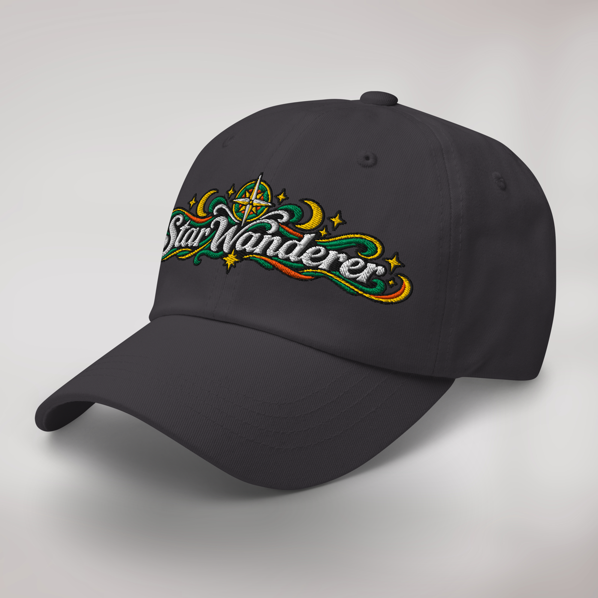 Star Wanderer Cap Retro – Farbe Dunkelgrau – Ansicht 3