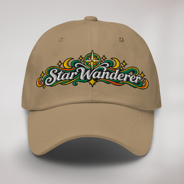 Star Wanderer Cap Retro – Farbe Khaki – Ansicht 1