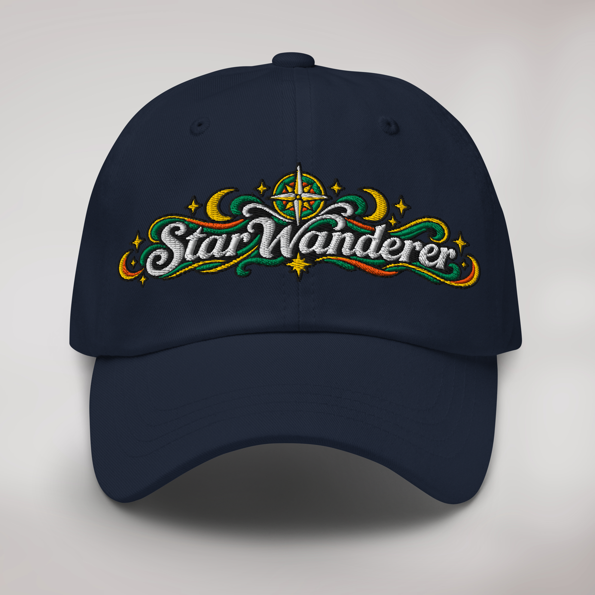 Star Wanderer Cap Retro – Farbe Navy – Ansicht 1