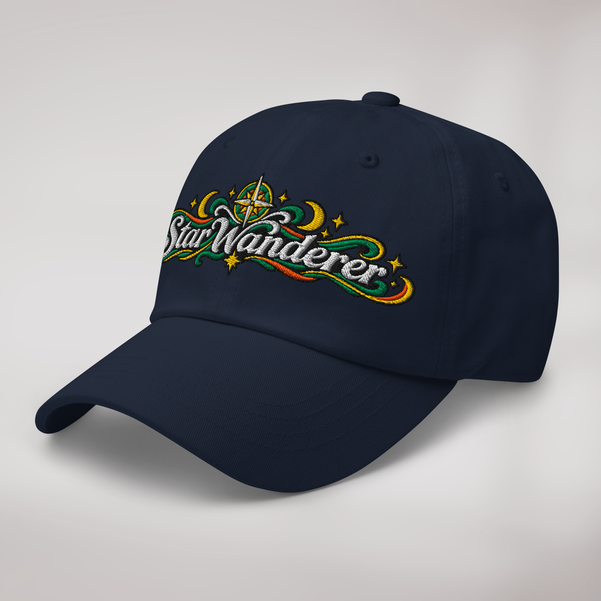 Star Wanderer Cap Retro – Farbe Navy – Ansicht 3