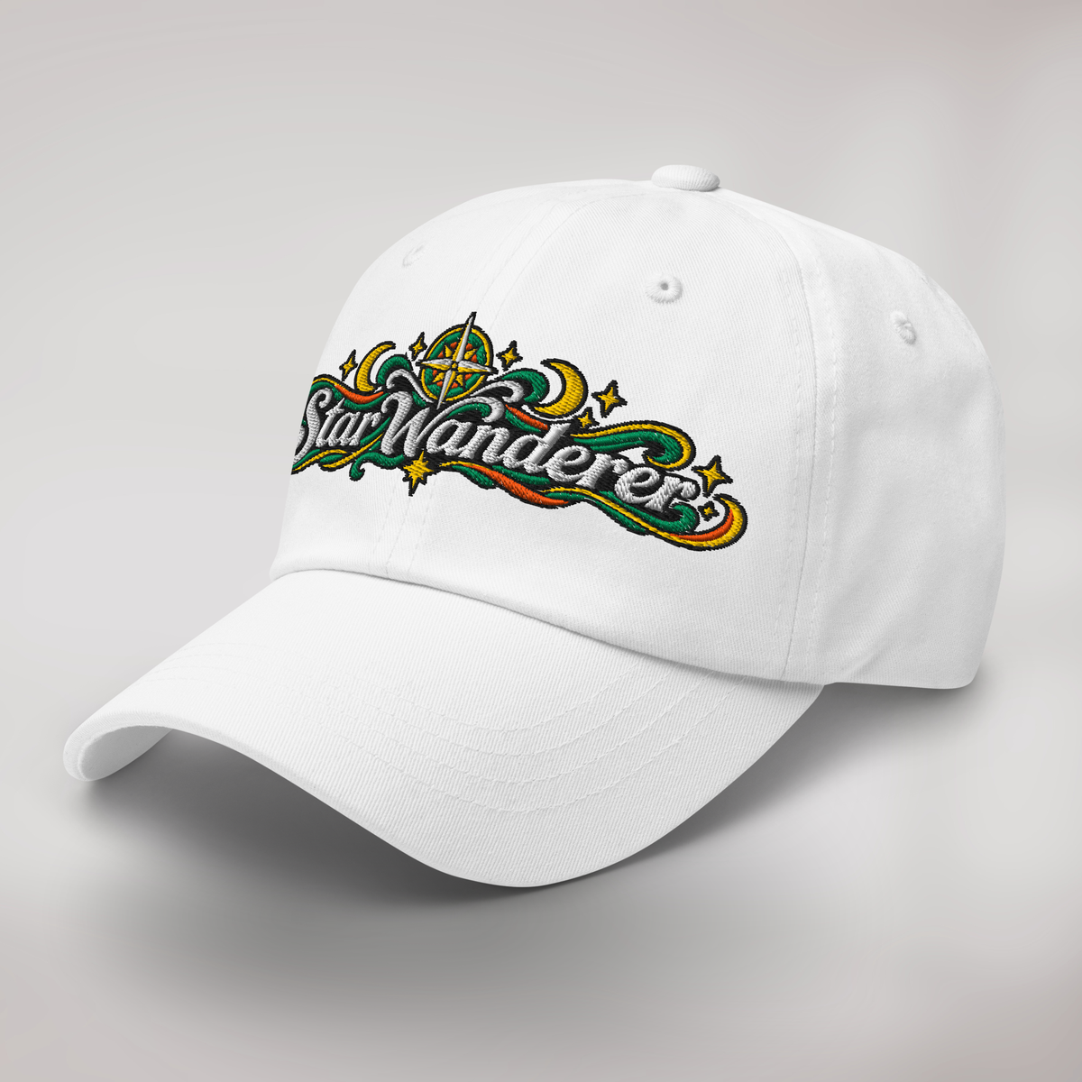 Star Wanderer Cap Retro – Farbe Weiß – Ansicht 3