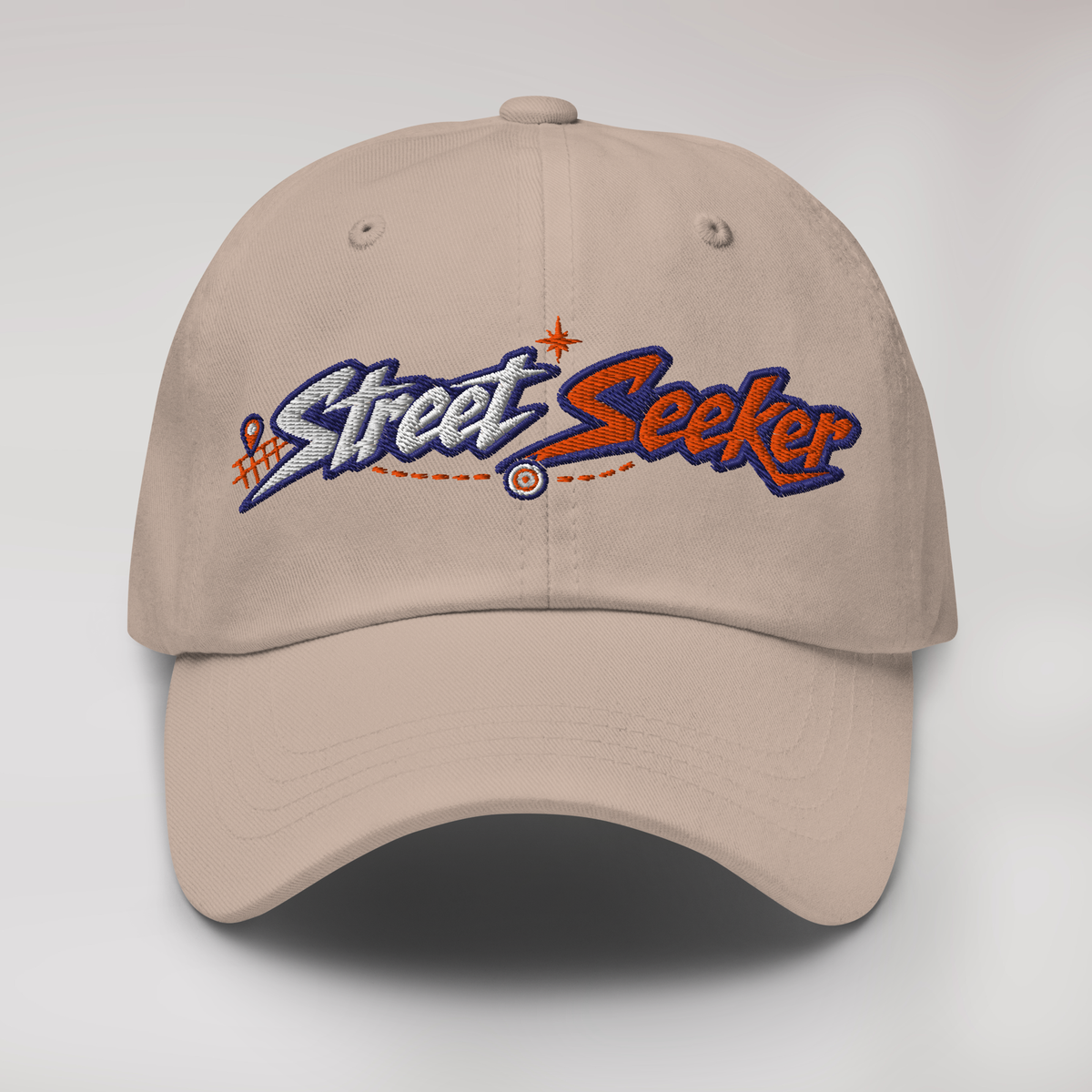 Street Seeker Cap Retro – Farbe Stein – Ansicht 1