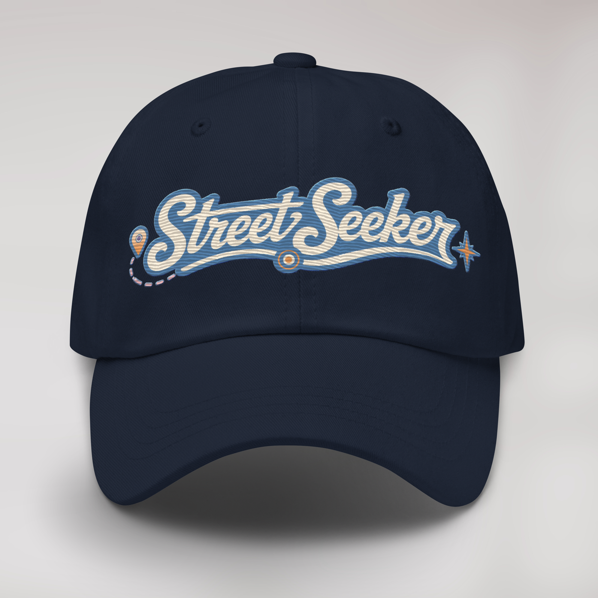 Street Seeker Cap Soft Blau ver. – Farbe Navy – Ansicht 1