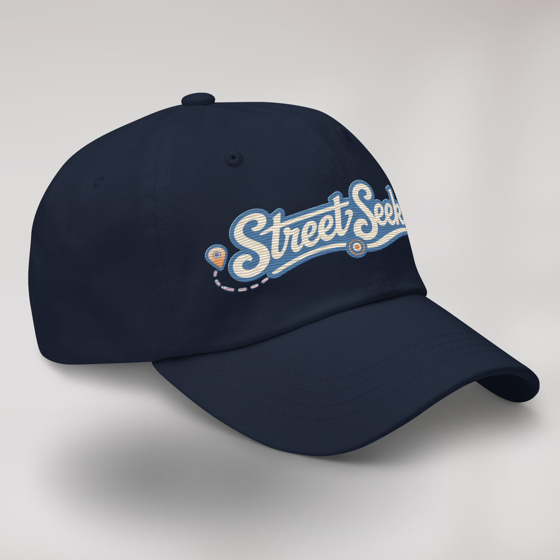 Street Seeker Cap Soft Blau ver. – Farbe Navy – Ansicht 2
