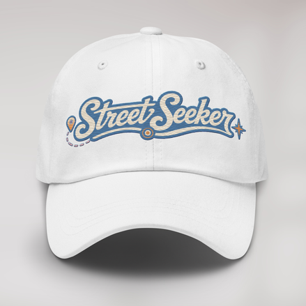 Street Seeker Cap Soft Blau ver. – Farbe Weiß – Ansicht 1