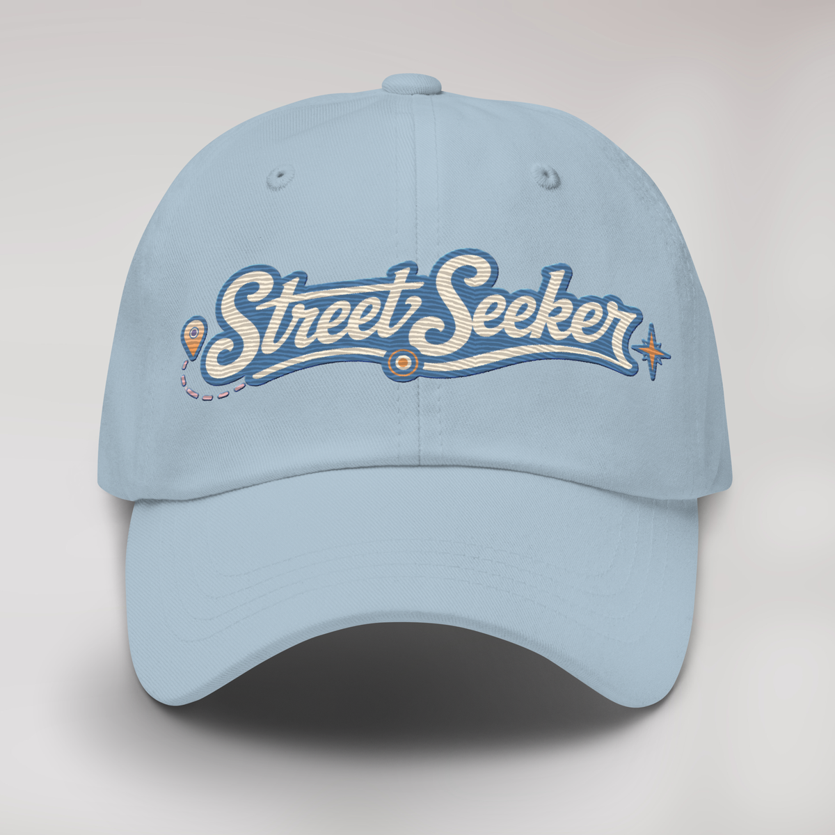 Street Seeker Cap Soft Blau ver. – Farbe Hellblau – Ansicht 1