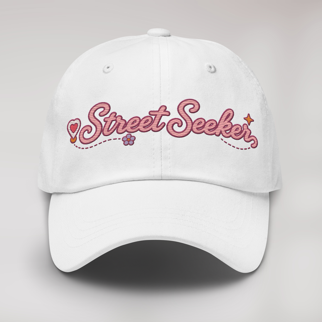 Street Seeker Cap Soft Pink ver. – Farbe Weiß – Ansicht 1