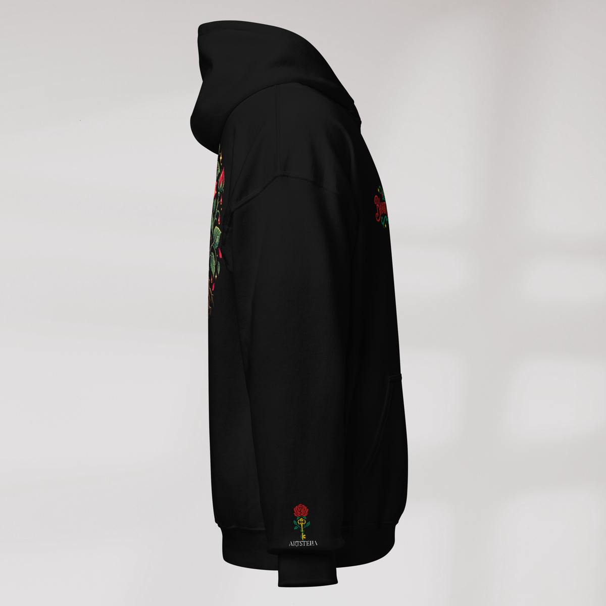 Bloom Guardian Hoodie Retro – Farbe Schwarz – Ansicht 2