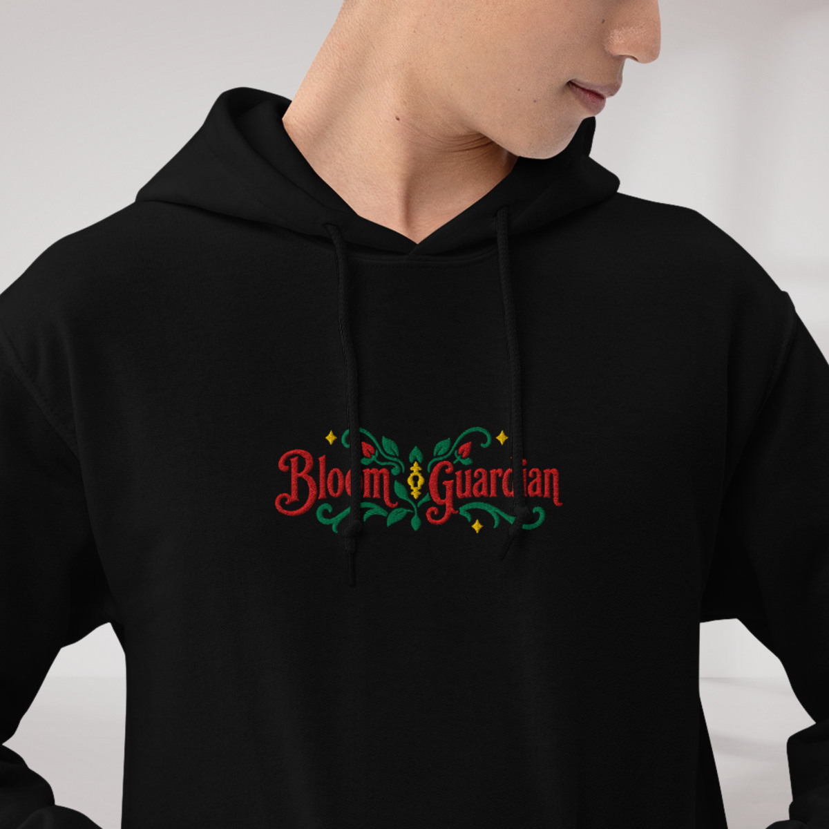 Bloom Guardian Hoodie Retro – Farbe Schwarz – Ansicht 5