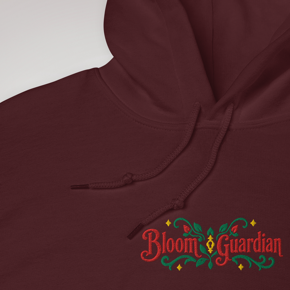 Bloom Guardian Hoodie Retro – Farbe Kastanienbraun – Ansicht 3
