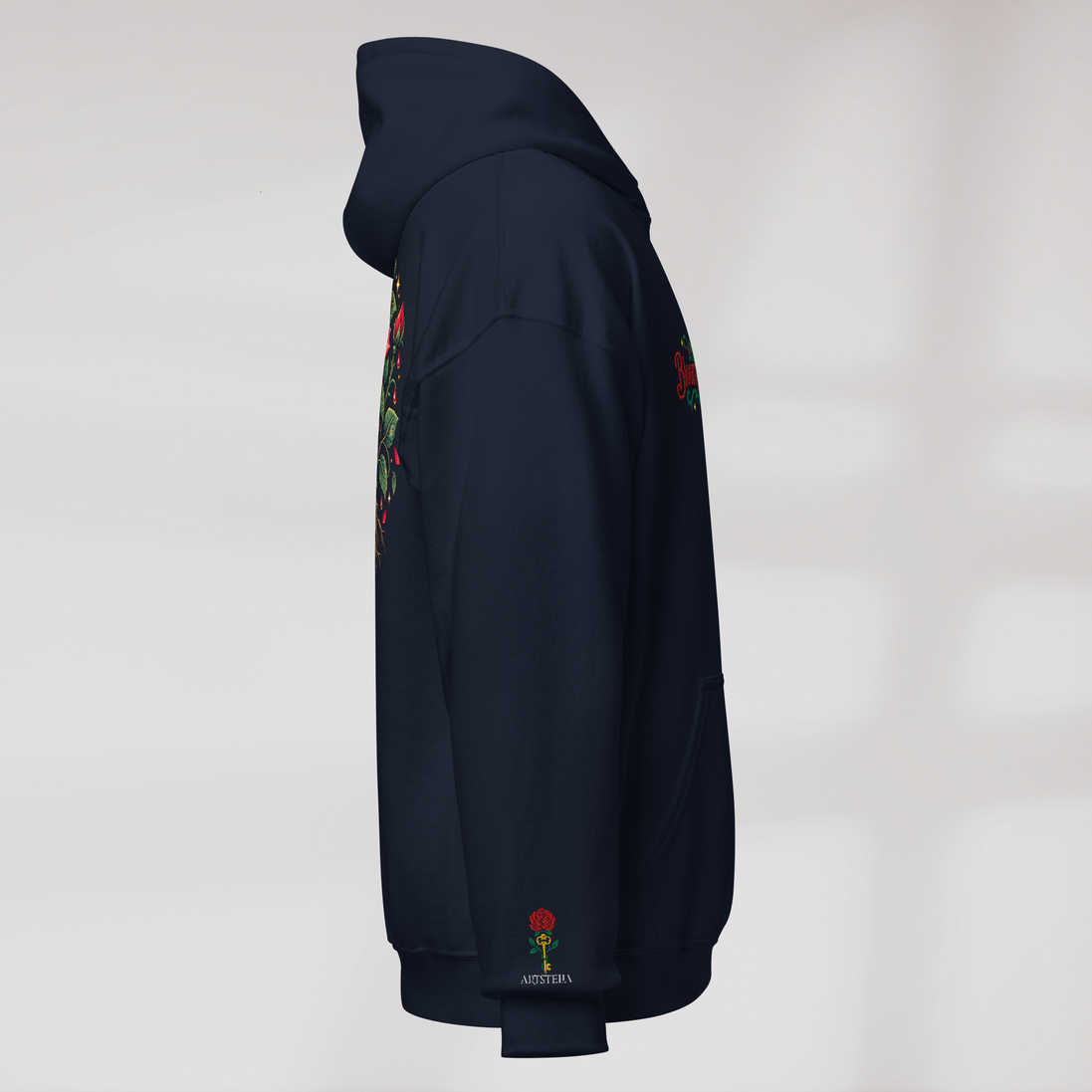 Bloom Guardian Hoodie Retro – Farbe Navy – Ansicht 2