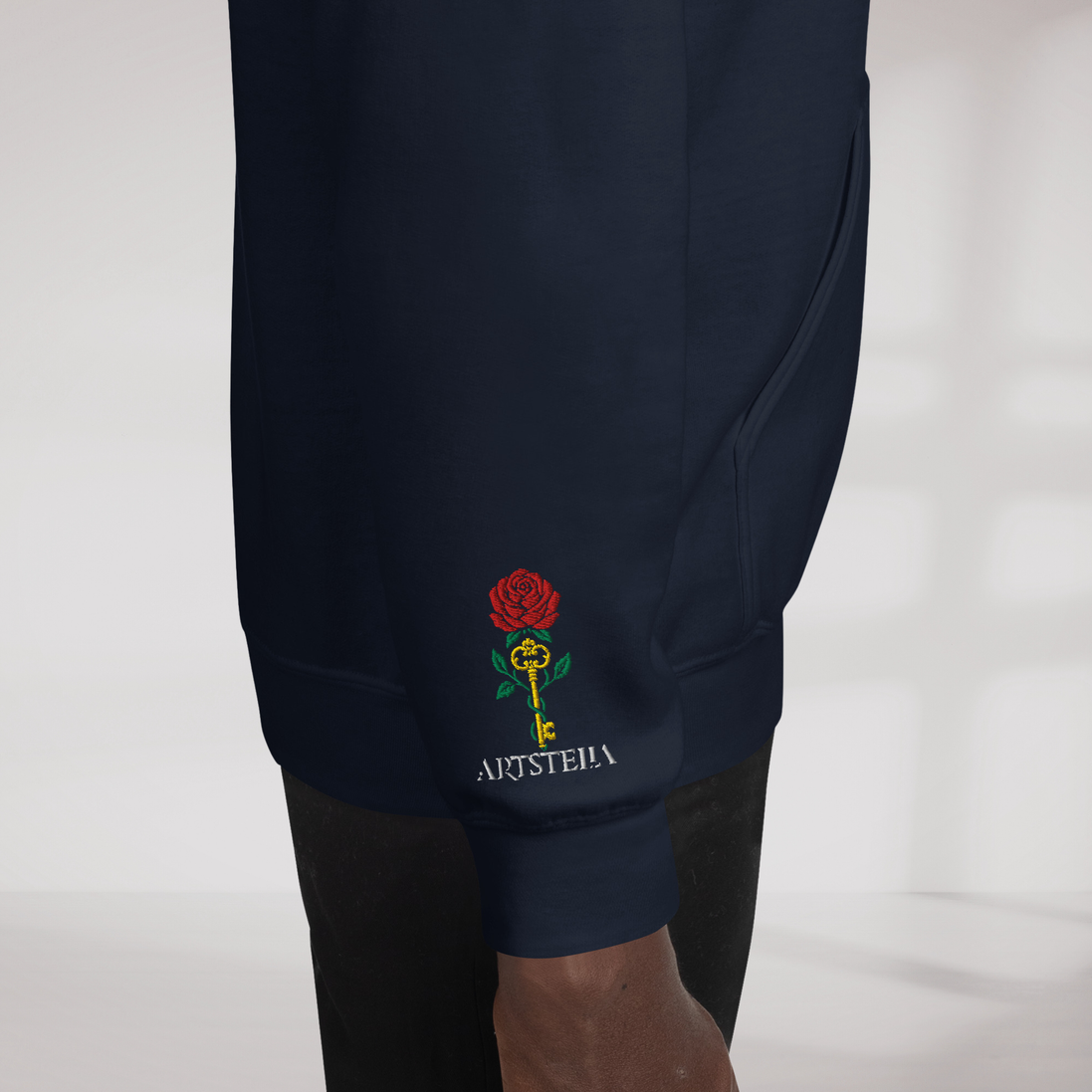 Bloom Guardian Hoodie Retro – Farbe Navy – Ansicht 3