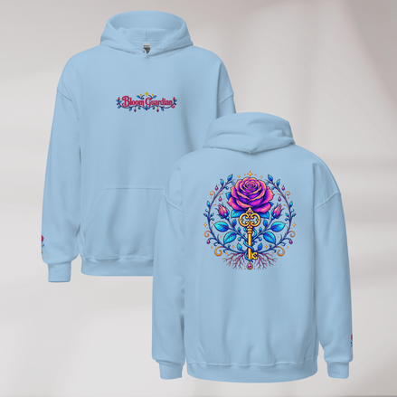 Bloom Guardian Hoodie Vibrant – Farbe Hellblau – Ansicht 1