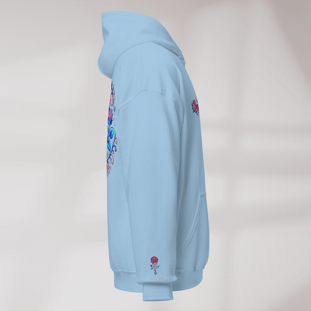 Bloom Guardian Hoodie Vibrant – Farbe Hellblau – Ansicht 2