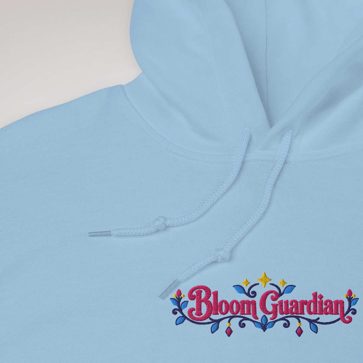 Bloom Guardian Hoodie Vibrant – Farbe Hellblau – Ansicht 3