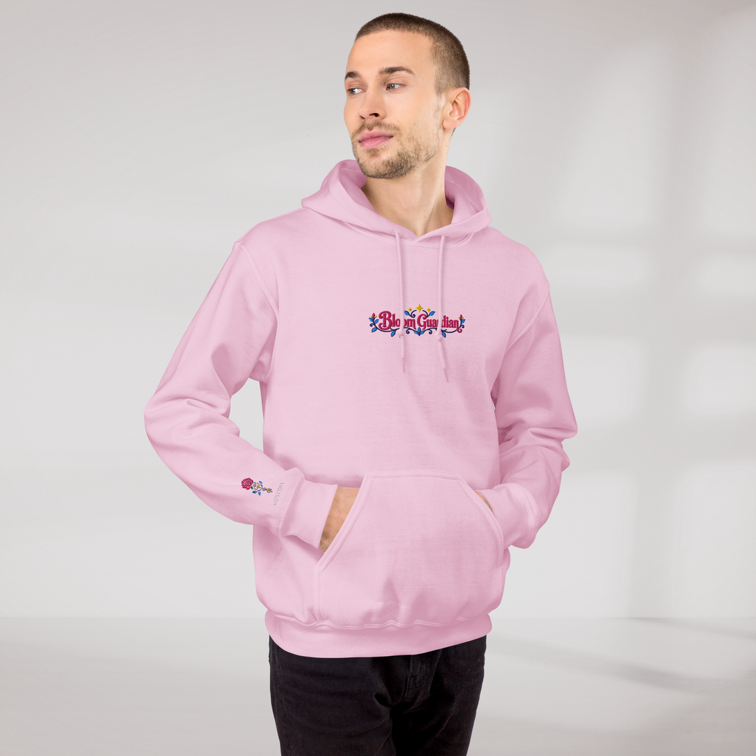 Bloom Guardian Hoodie Vibrant – Farbe Pink – Ansicht 10