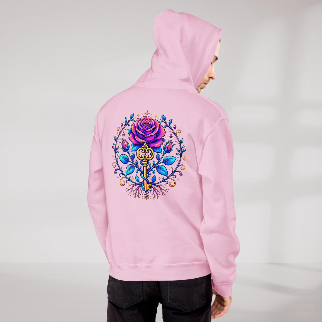 Bloom Guardian Hoodie Vibrant – Farbe Pink – Ansicht 11