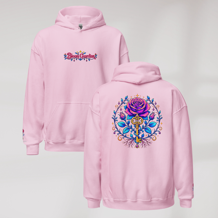 Bloom Guardian Hoodie Vibrant – Farbe Pink – Ansicht 1