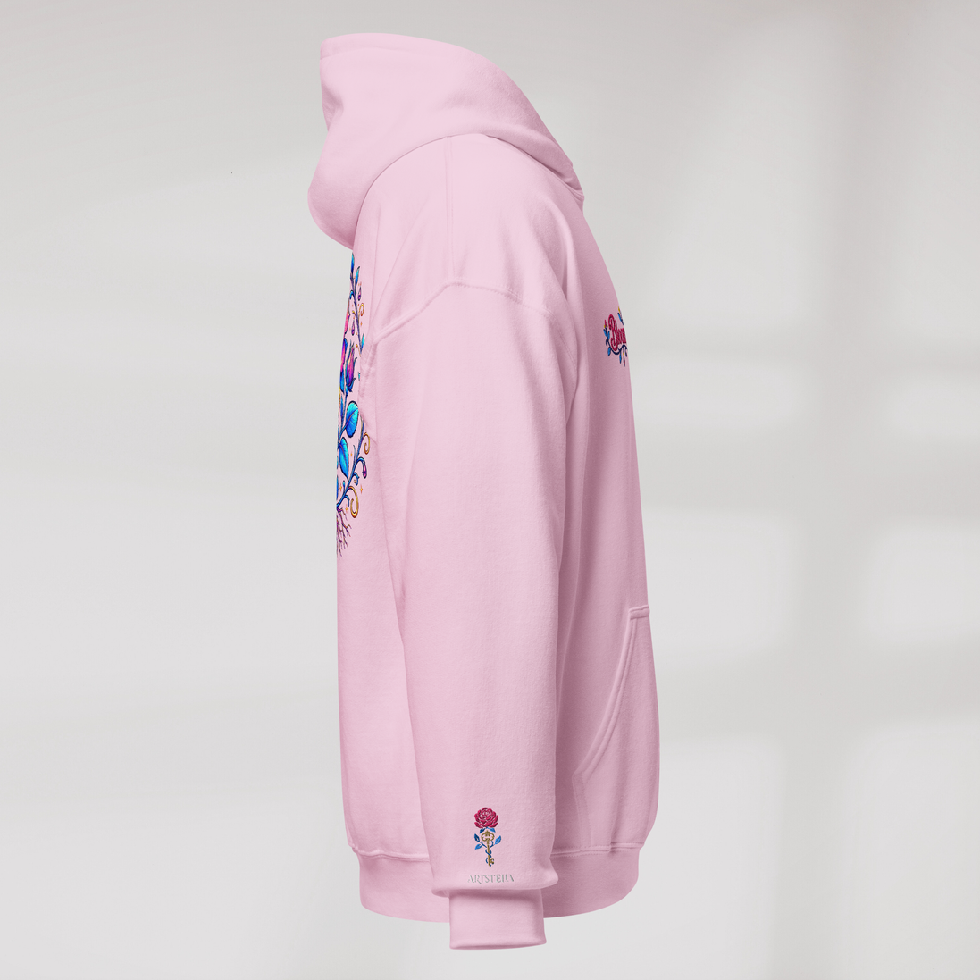 Bloom Guardian Hoodie Vibrant – Farbe Pink – Ansicht 2