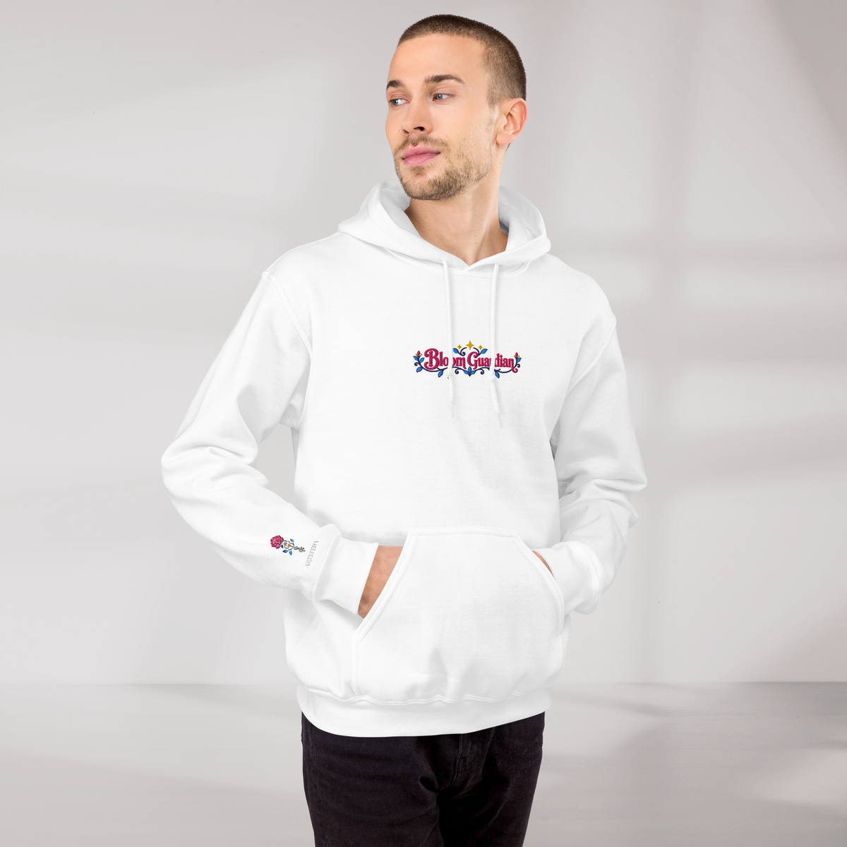 Bloom Guardian Hoodie Vibrant – Farbe Weiß – Ansicht 11