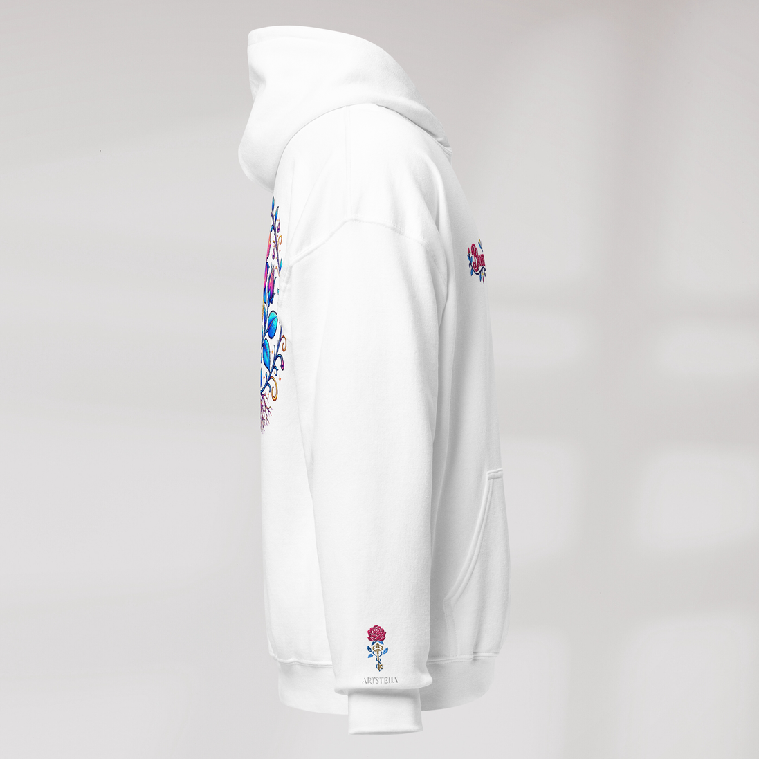 Bloom Guardian Hoodie Vibrant – Farbe Weiß – Ansicht 2