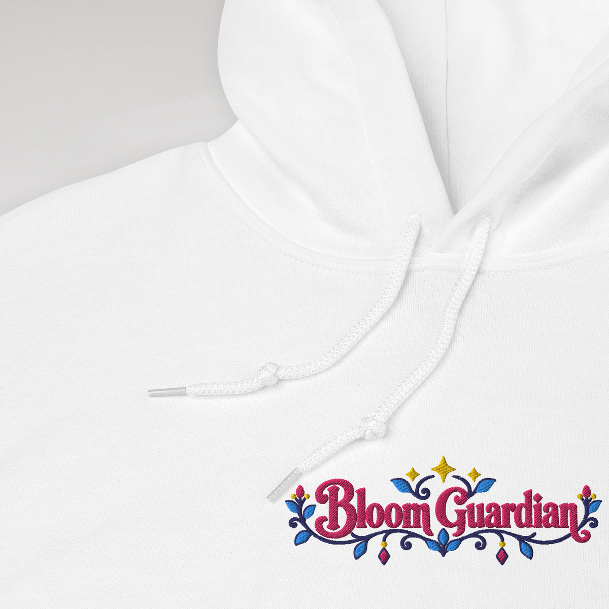 Bloom Guardian Hoodie Vibrant – Farbe Weiß – Ansicht 3