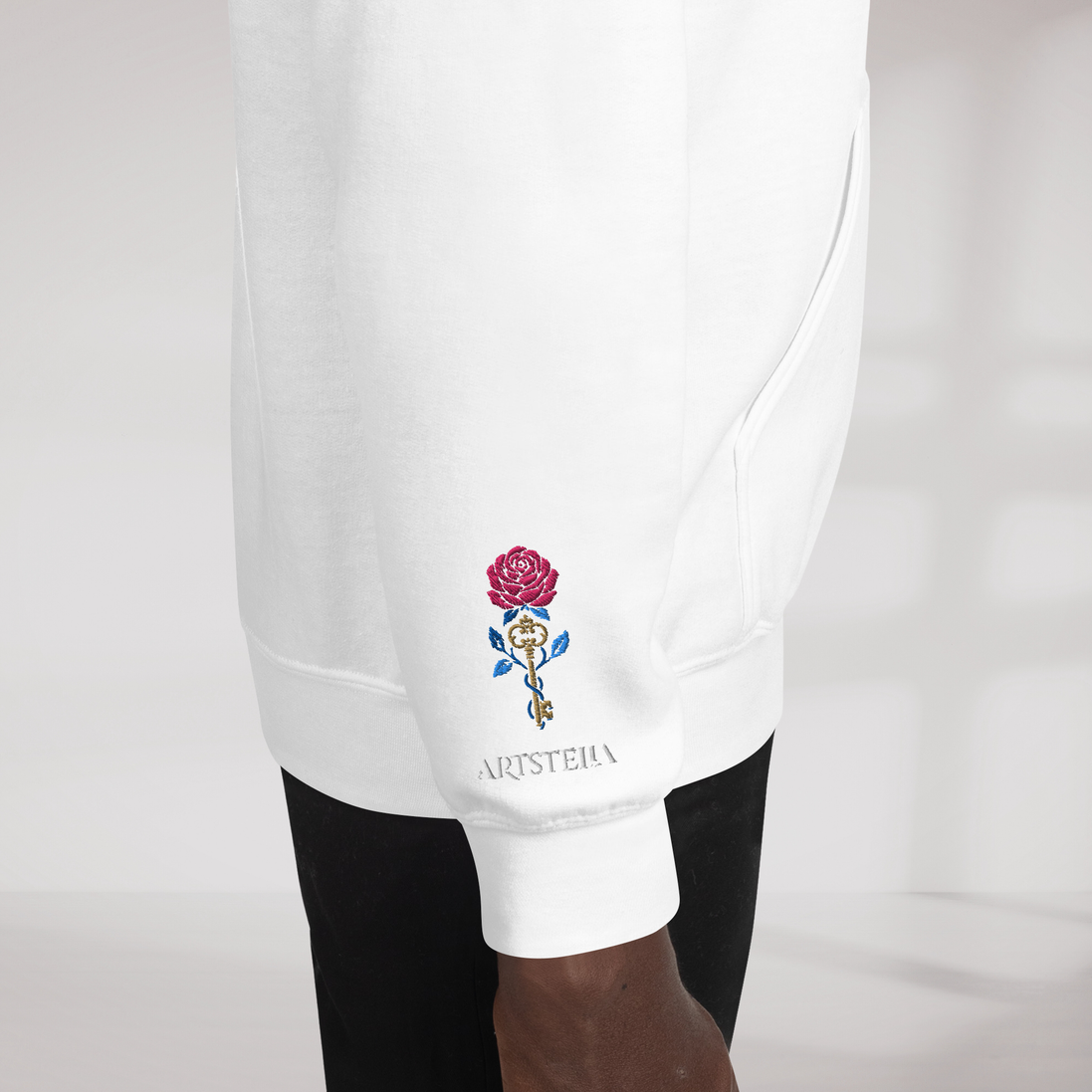 Bloom Guardian Hoodie Vibrant – Farbe Weiß – Ansicht 6