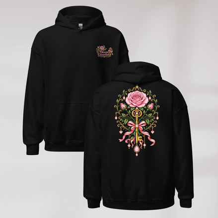 Bloom Guardian Hoodie Soft (F) – Farbe Schwarz – Ansicht 1