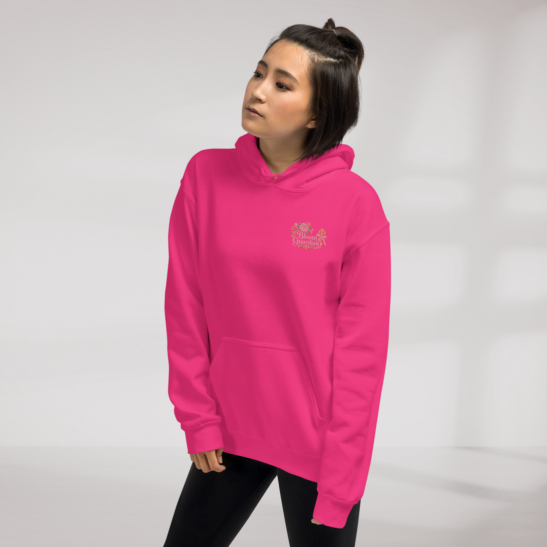 Bloom Guardian Hoodie Soft (F) – Farbe Helikonie – Ansicht 3